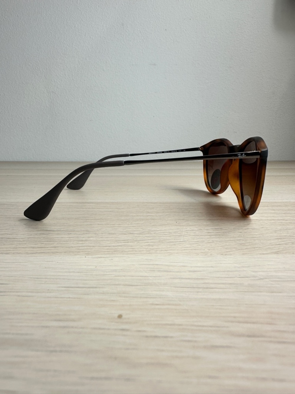 Ray-Ban RB4171 Brown Tortoiseshell Polarized Sunglasses - Picture 2 of 5